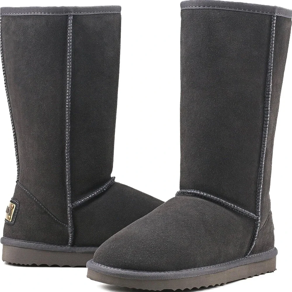 AUSLAND Women's Tall Snow Boots Winter Classic